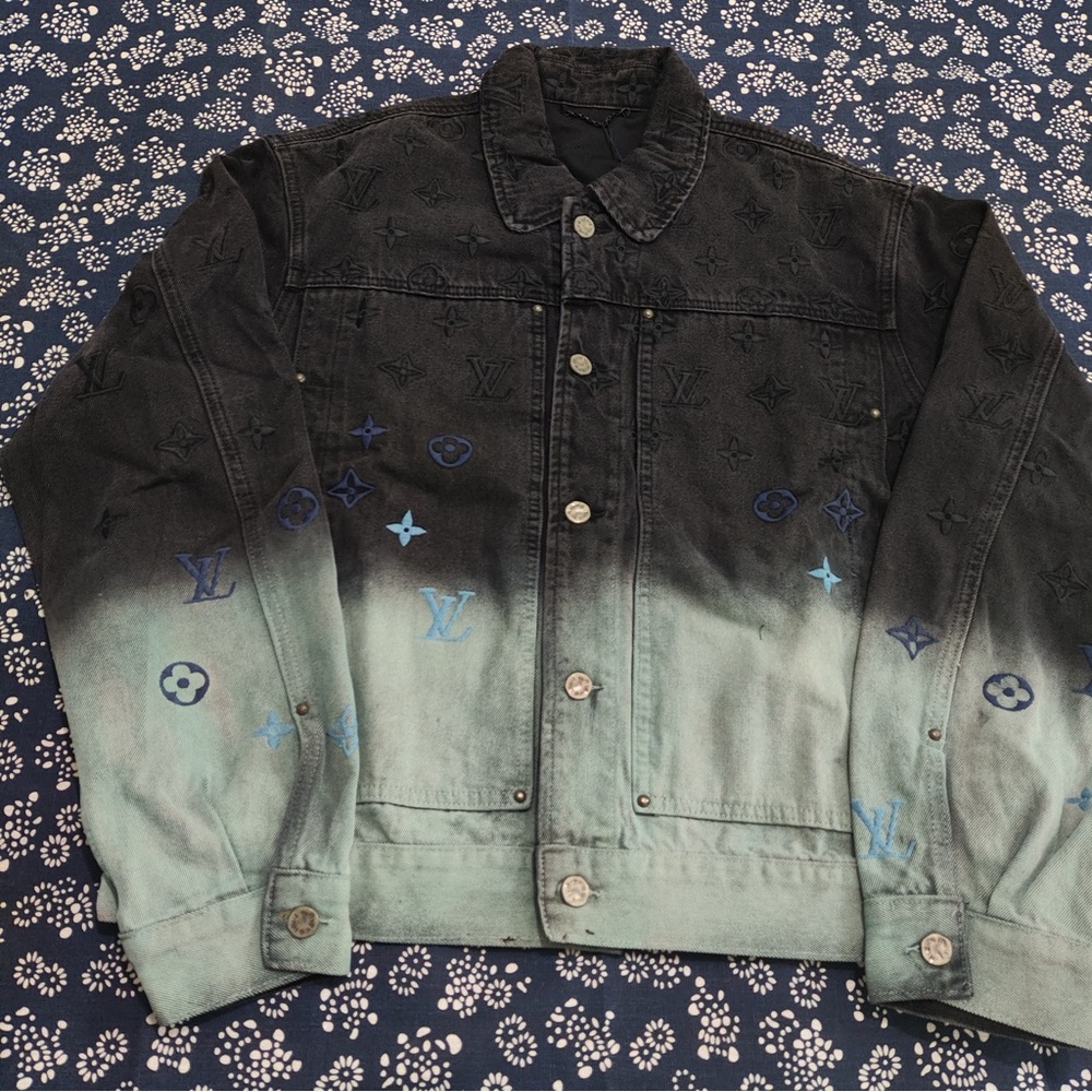 Louis Vuitton Gradient Monogram Denim Trucker Jac… - image 2